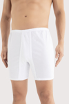 Picture of Erkek Paçalı Külot Boxer Beyaz %100 Pamuk Penye