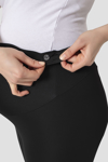 Picture of Beli Ayarlanabilir Siyah Esnek Yüksek Bel Hamile Tayt