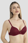 Picture of Kadın Dolgulu Destekli Balenli Toparlayıcı Sütyen Bordo
