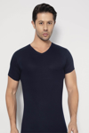 Picture of Erkek Bambu Tişört V Yaka Kısa Kol Lacivert