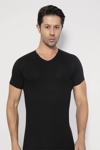 Picture of Erkek Bambu Tişört  V  Yaka Kısa Kol Siyah