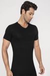 Picture of Erkek Bambu Tişört  V  Yaka Kısa Kol Siyah