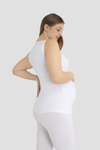 Picture of Kadın Pamuklu Hamile Atleti  Beyaz Kalın Askılı