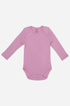 Picture of %100 Organik Pamuk Pembe Uzun Kollu Bebek Çıtçıtlı Zıbın Body