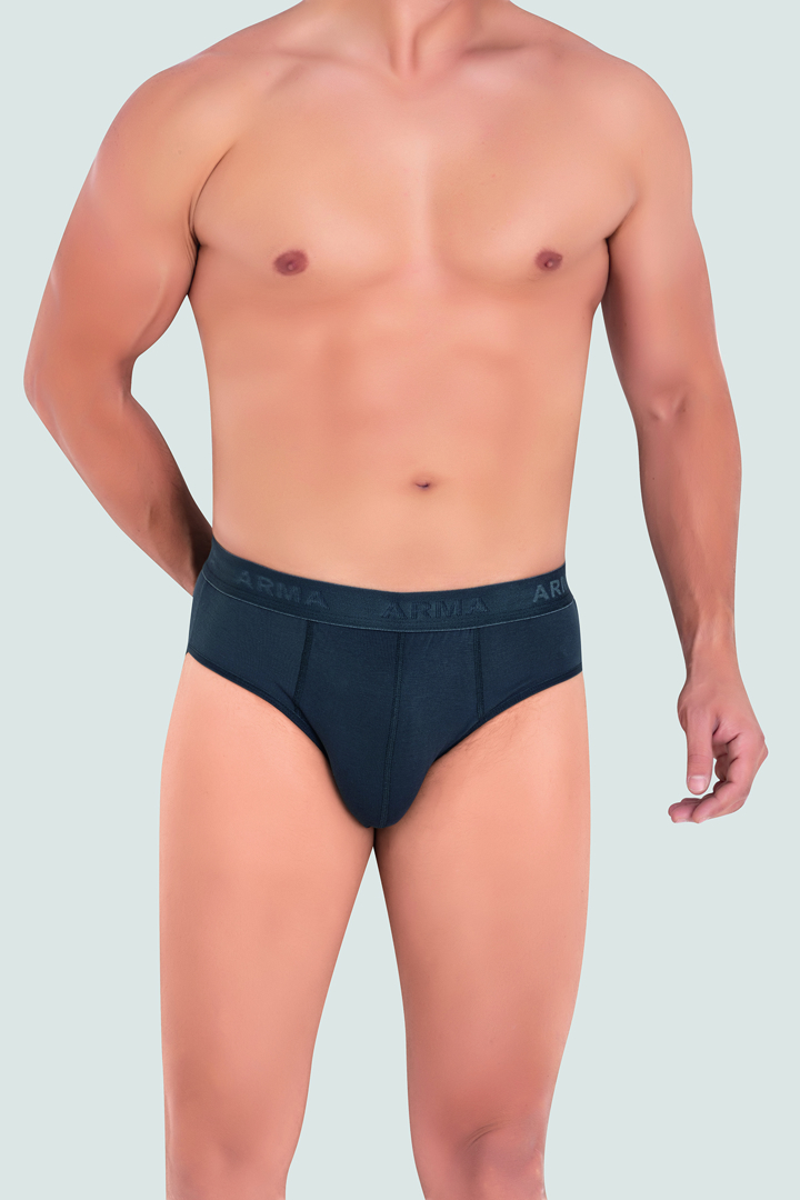 Picture of Erkek Bambu Slip Külot Düz Füme