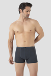 Picture of Füme Erkek Boxer Bambu İnce Bel Lastikli