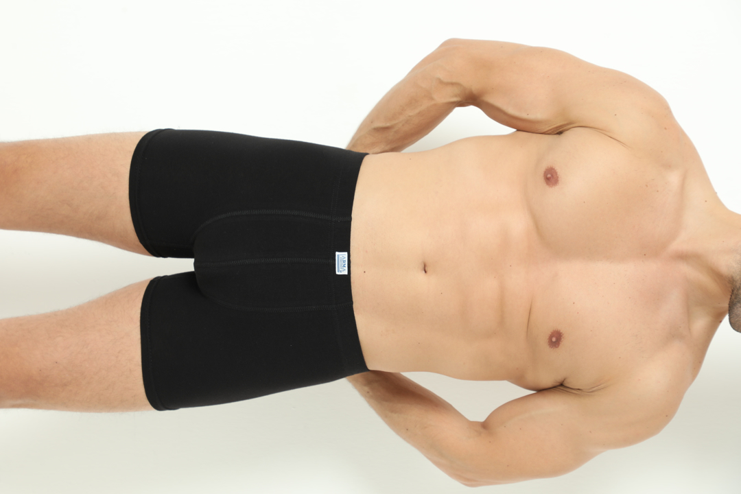 Picture of Siyah Erkek Reşme  Boxer Düz Pamuklu Likralı