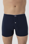 Picture of Erkek Lacivert Düğmeli Boxer Süprem (%100 Pamuk)