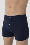 Picture of Erkek Lacivert Düğmeli Boxer Süprem (%100 Pamuk)
