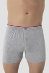 Picture of Erkek Gri Düğmeli Boxer Süprem (%100 Pamuk)