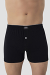Picture of Erkek Siyah Düğmeli  Boxer Süprem (%100 Pamuk)