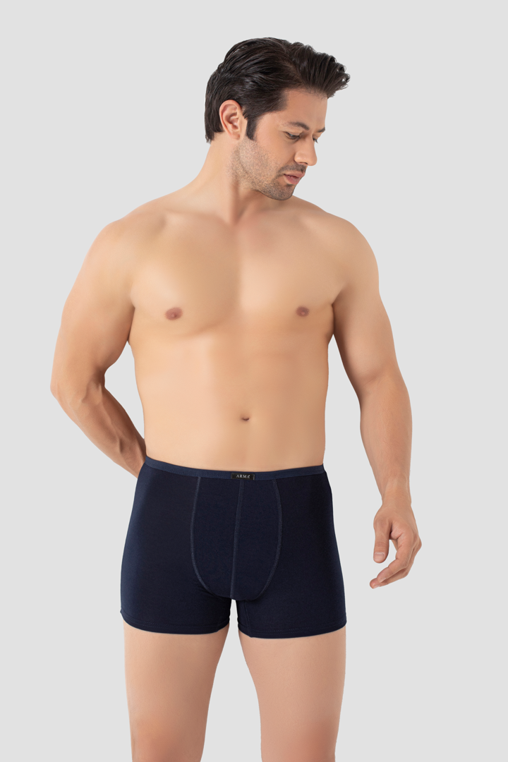 Picture of Lacivert Erkek Bambu Boxer İnce Bel Lastikli