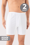 Picture of Beyaz Erkek Büyük Beden Boxer Paçalı Süprem