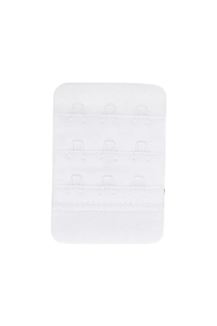 Picture of Kadın Sütyen Uzatma Agrafı 3 Kancalı Kopça Beyaz  Sütyen Genişletici