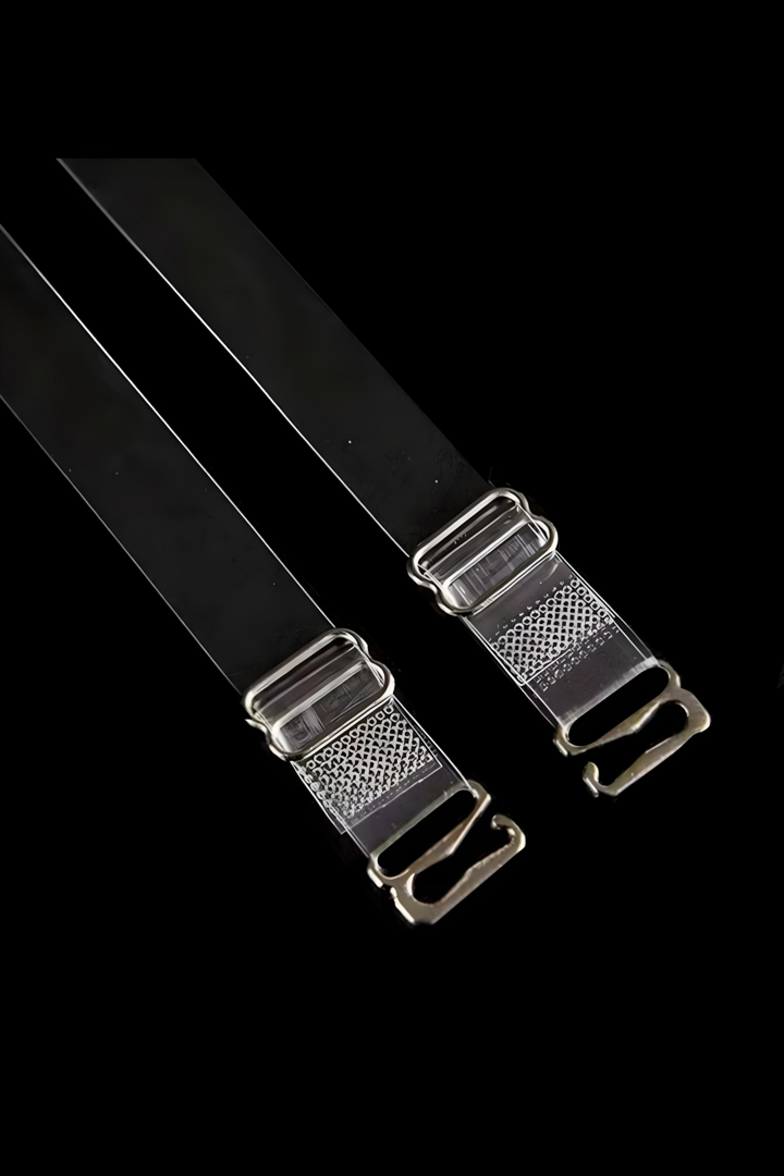 Picture of Metal Uçlu Şeffaf Sütyen Askısı Ayarlanabilir Kaymaz