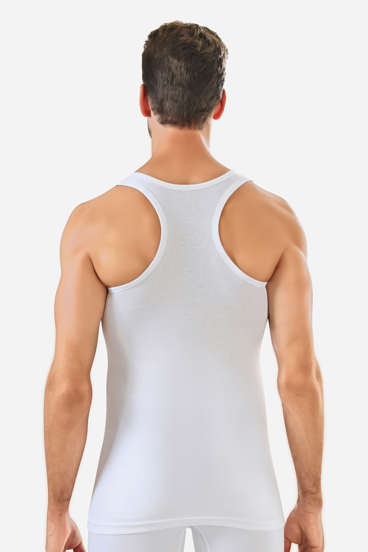 Picture of Erkek Pamuklu Sporcu Rambo Atlet Beyaz