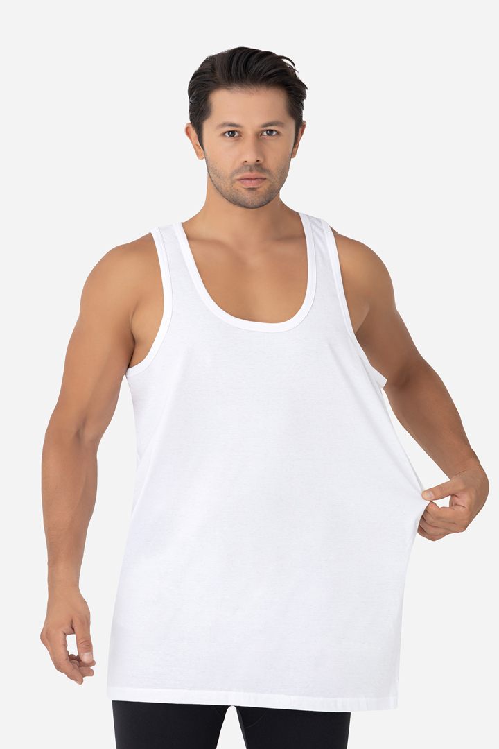 Picture of Erkek Büyük Beden Atlet %100 Pamuklu Penye