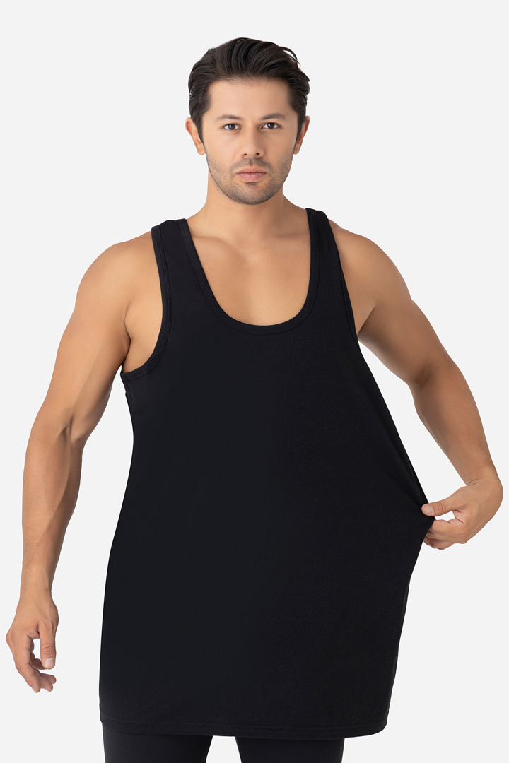 Picture of Erkek Büyük Beden Atlet %100 Pamuklu Penye