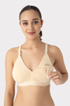 Picture of Çıkarılabilir Pedli Emzirme Sütyeni  Ten Pamuklu Göğüs Ucu Belli Etmez