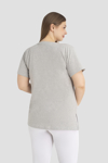 Picture of Pamuklu Gri Hamile Tişört